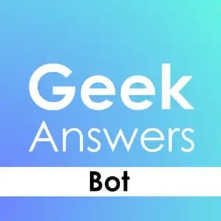 GeekAnswers Bot Profile