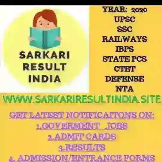 Latest Government jobs 2020 (www.sarkariresultindia.site)