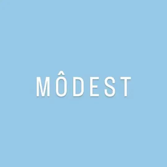 môdest