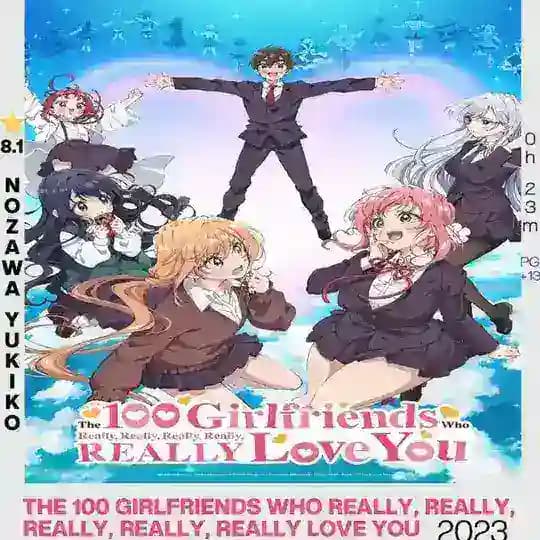 The 100 Girlfriends Who Really, Really, Really, Really, REALLY Love You Sub Dub Dual Anime