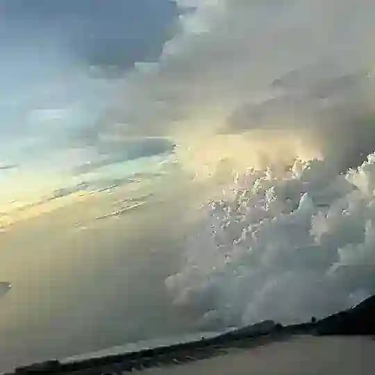 Aviation in the sky