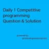 Competitive programming questions