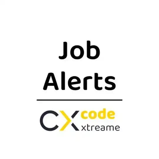 Job alerts India | CodeXtreame