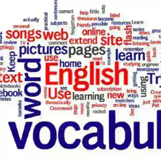 Vocabulary English