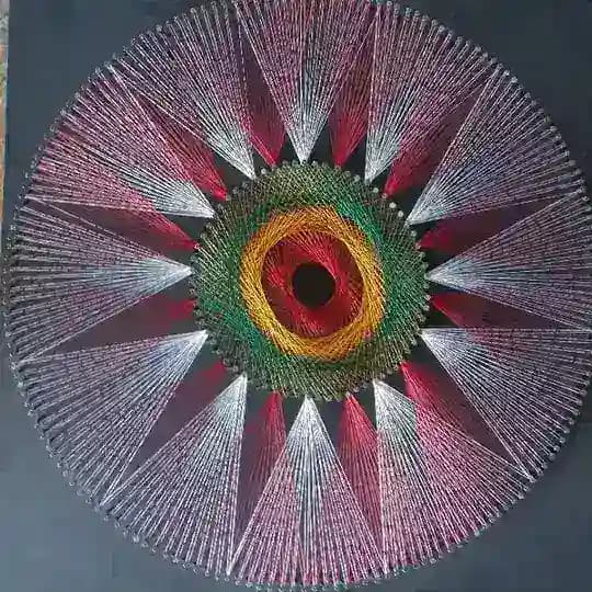 Habesha string art