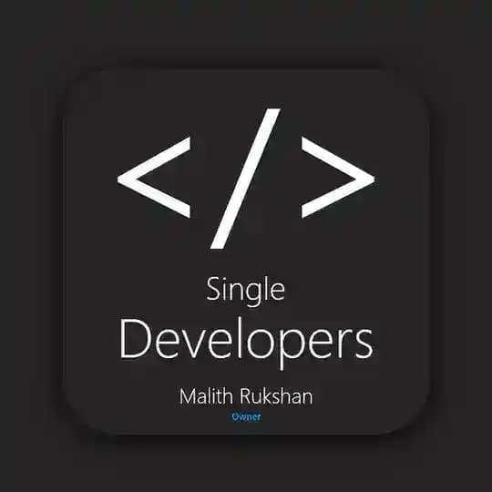 π₯ Single Developer </> βοΈ