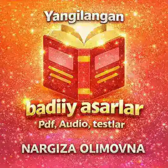 MS BADIIY ASARLAR | 𝐍𝐀𝐑𝐆𝐈𝐙𝐀 𝐎𝐋𝐈𝐌𝐎𝐕𝐍𝐀 Profile