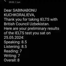 English with Sabinabonu ✨ Profile