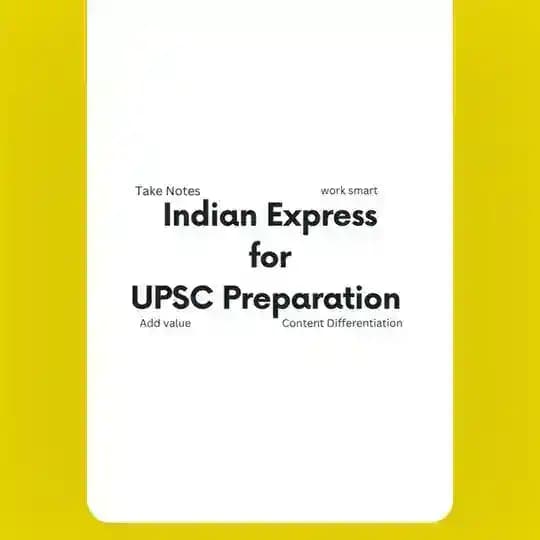 Indian Express for UPSC by CSE Topper