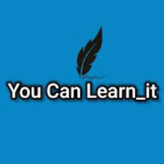 You Can Learn it