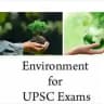 Environment & Ecology UPSC prelims mains