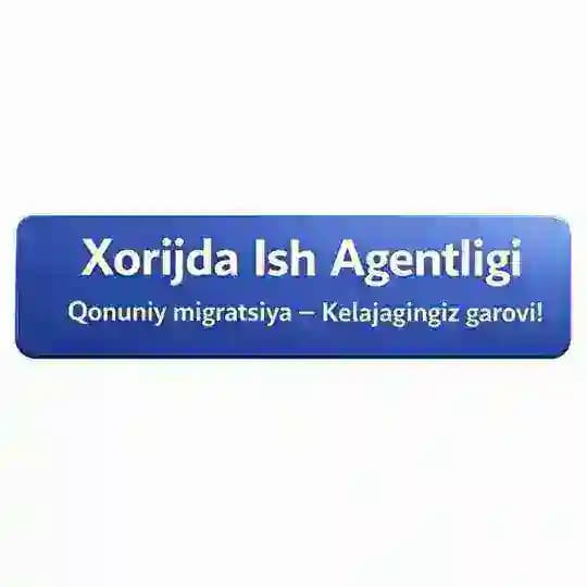 🇺🇿XORIJDA ISH