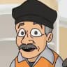 A strange man
