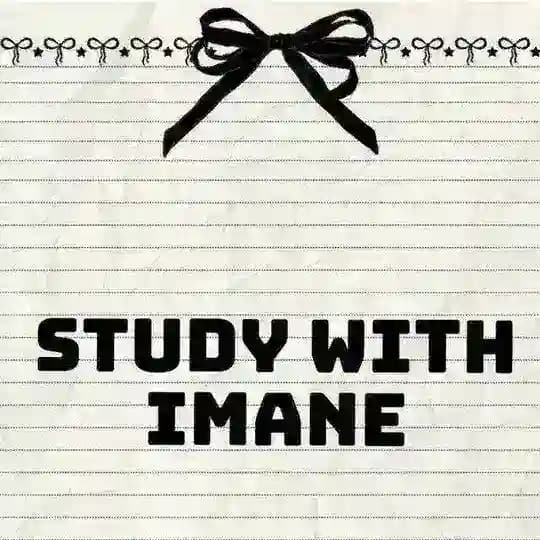 STUDY WITH IMANE🦋