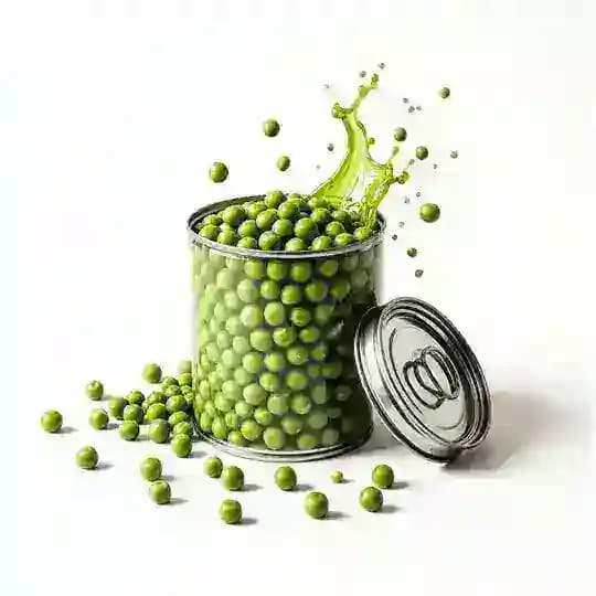 Банка зелёного горошка