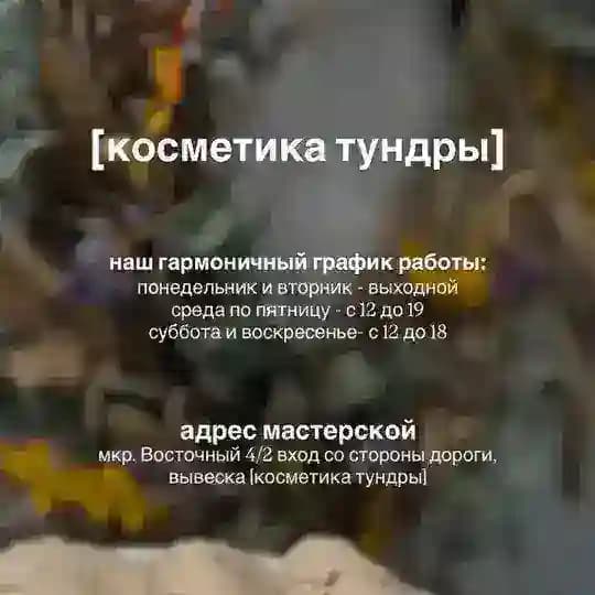[косметика тундры] | дары севера