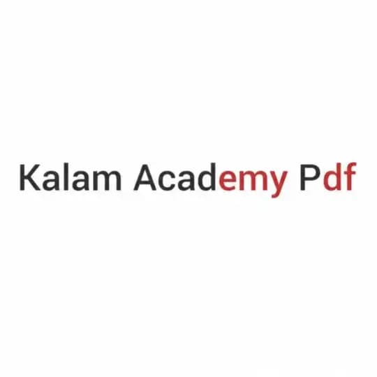 𝗞𝗮𝗹𝗮𝗺 𝗔𝗰𝗮𝗱𝗲𝗺𝘆 𝗣𝗱𝗳 🎯