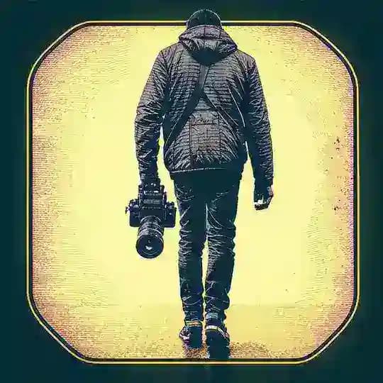 Прохожий с фотоаппаратом