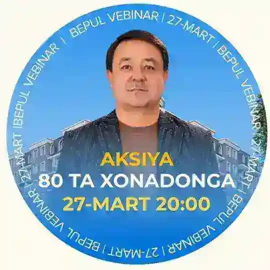 27-mart | Piskent city | 80 ta uy aksiya