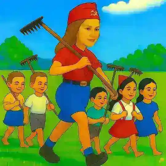 Вожатая граблей