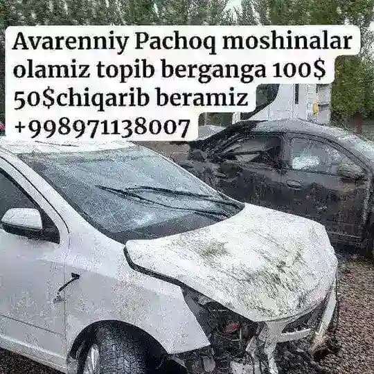 Avarenniy Pachoq Avarinni Moshinalar Bozor
