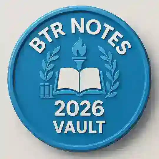 BTR Notes Organised 2026
