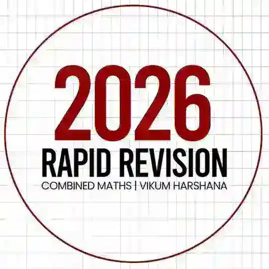 2026 Combined Maths Rapid Revision | Vikum Harshana