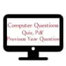 Computer questions Quiz Pdf