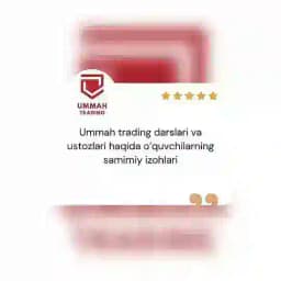 Izohlar va Natijalar [AriyTrading] Profile