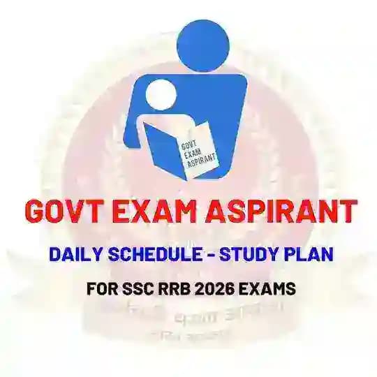 SSC RRB 2026 Daily Schedule - Govt Exam Aspirant