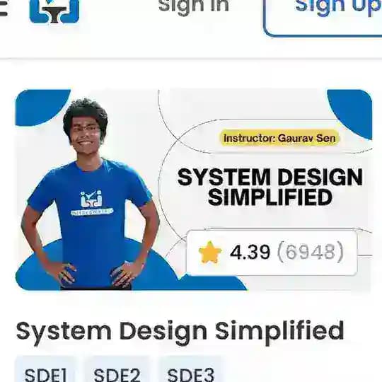 Gaurav Sen - System Design Course Main