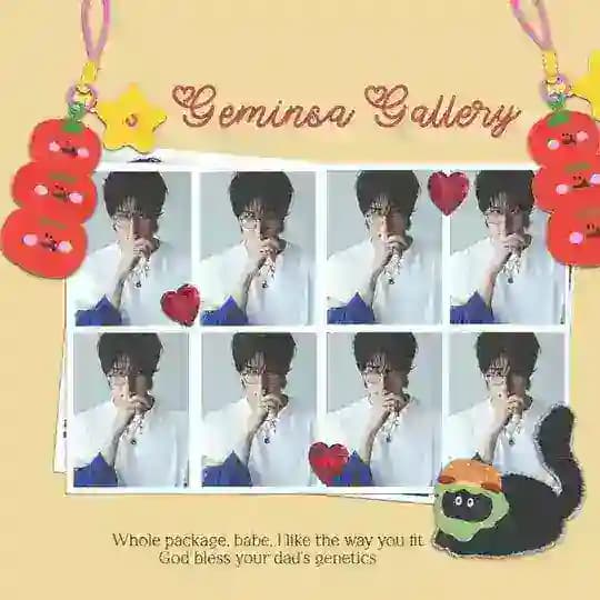 ୨୧ Geminsa! ’gallery’🍎 . ˚ OPEN