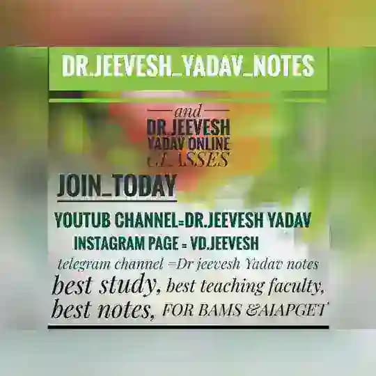 Dr. Jeevesh yadav notes