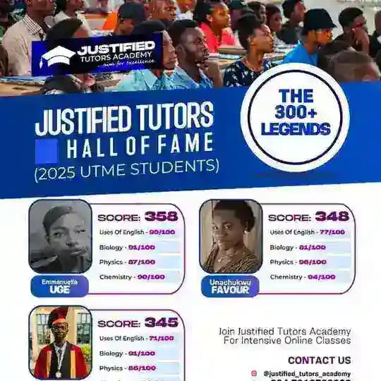 JUSTIFIED TUTOR'S ACADEMY OFFICIAL 🛡️🔥