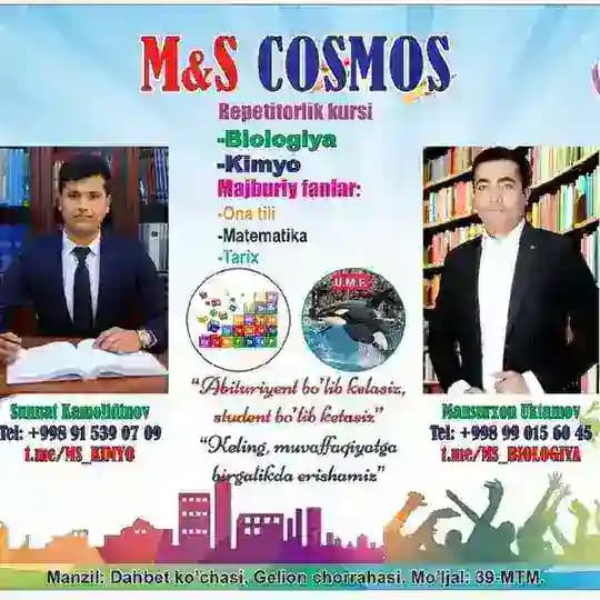 COSMOS Biologiya (Mansurxon Uktamov)