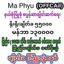 စပွန်ဆာချိတ်ဆက်ရေး အာမခံလုပ်ငန်း❤ Profile