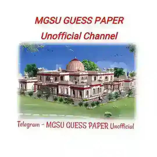 MGSU GUESS PAPER Unofficial