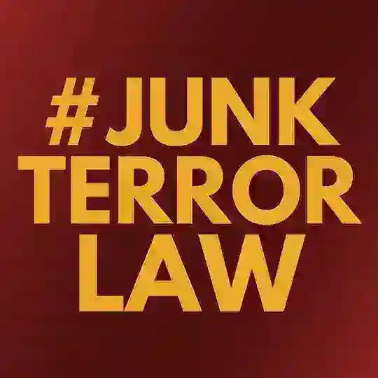 #JunkTerrorLaw