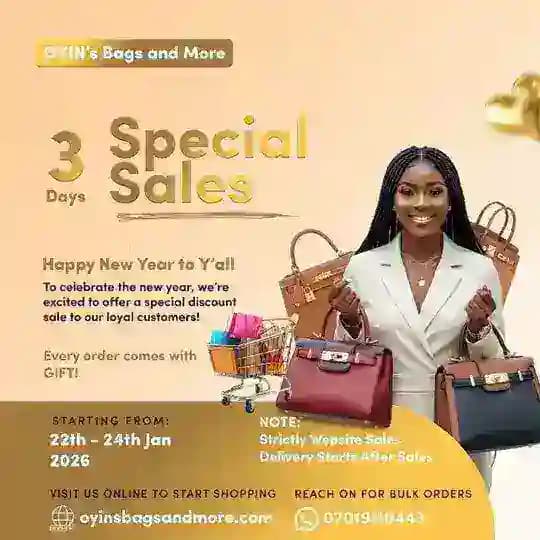 OYIN’s BAGS AND MORE 🥰