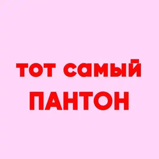 🛍️тот самый ПАНТОН🩷