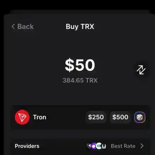 TRX/Ton Payment Recieve
