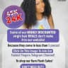 Fastest fingers hair sales!