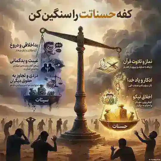 ⚖ کفه حسناتت را سنگین کن ⚖