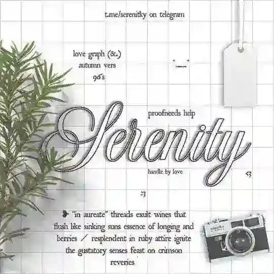 . . . Serenity 🪽