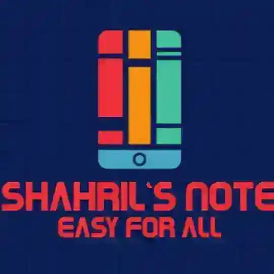 Shahril's Note