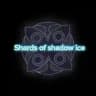 Shards of shadow ice