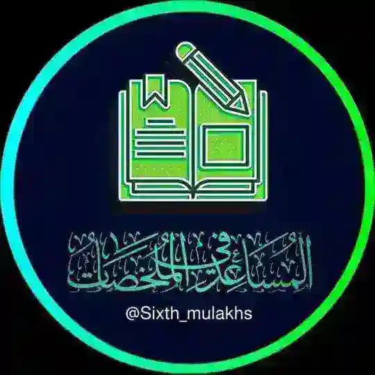 المساعد في الملخصات 📖