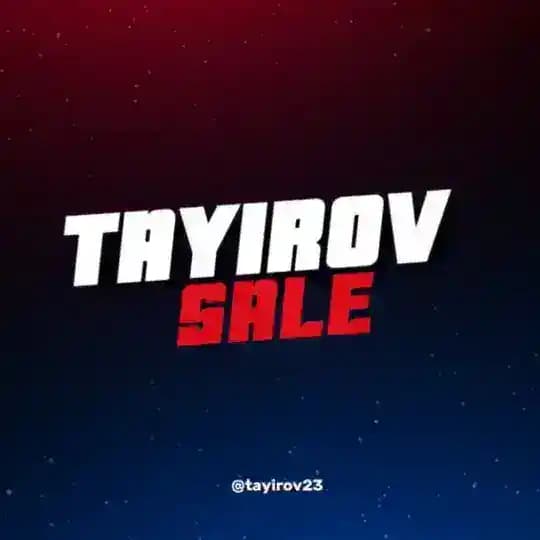 𝗧𝗔𝗬𝗜𝗥𝗢𝗩 𝗦𝗔𝗟𝗘🛒 Profile