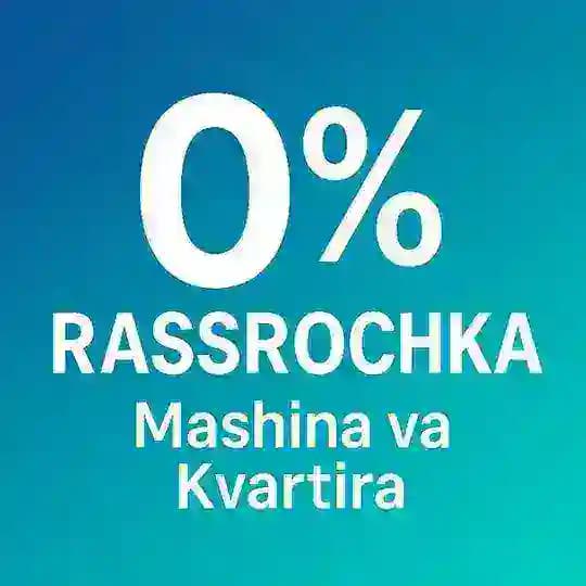 0% Rassrochka — Mashina va Kvartira Profile