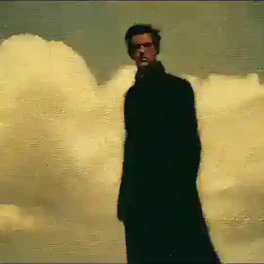 ︎